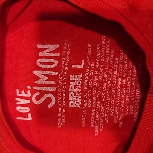 Ripple Junction Love,Simon Tee - SZ L - Picture 5 of 5